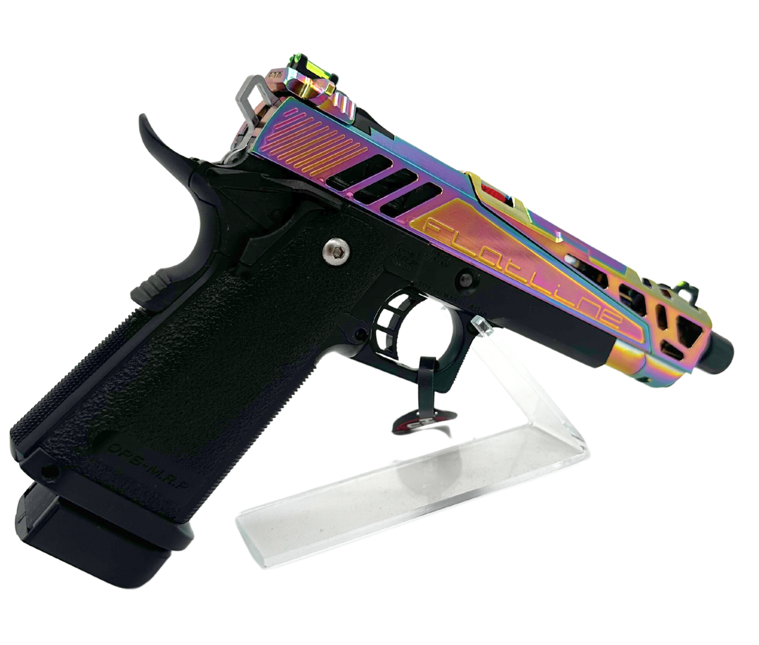 Full Auto Custom Tokyo Marui 5.1 Airsoft Pistol Electroplated Rainbow - image 1