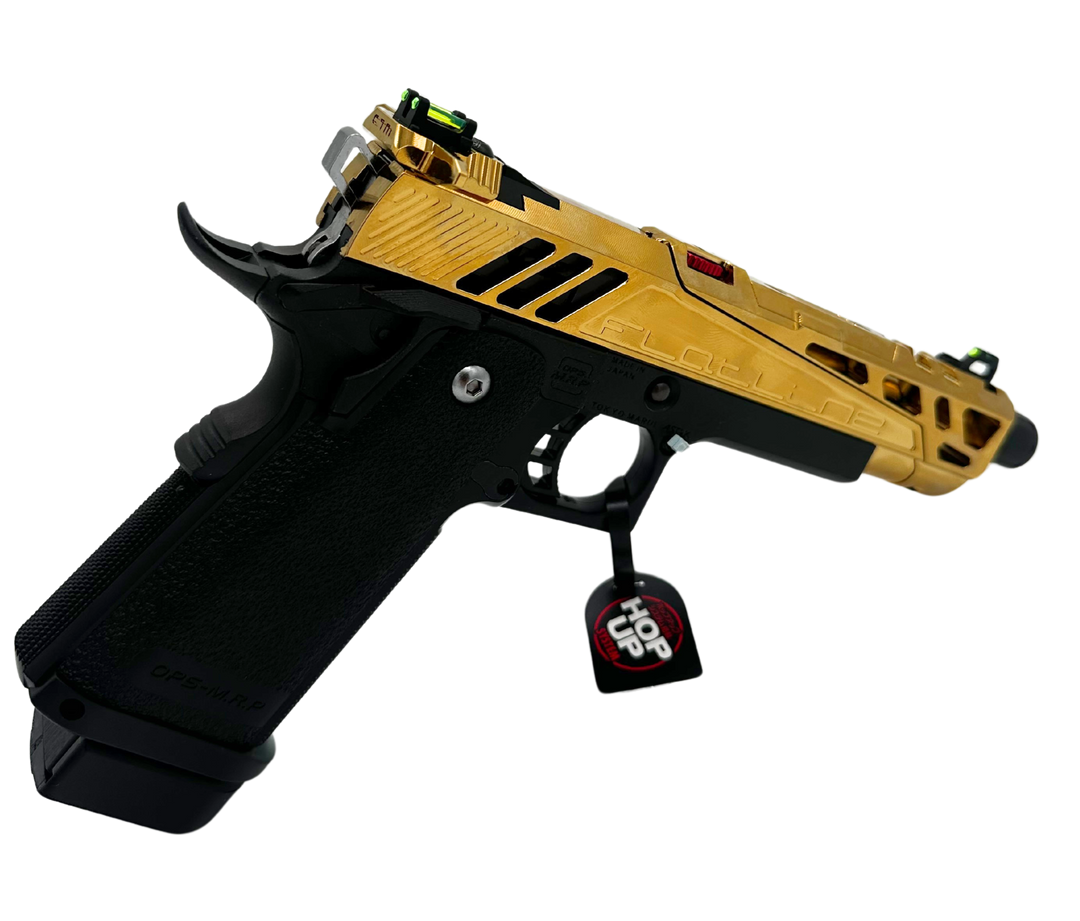 Full Auto Custom Tokyo Marui 5.1 Airsoft Pistol Electroplated Gold - image 2