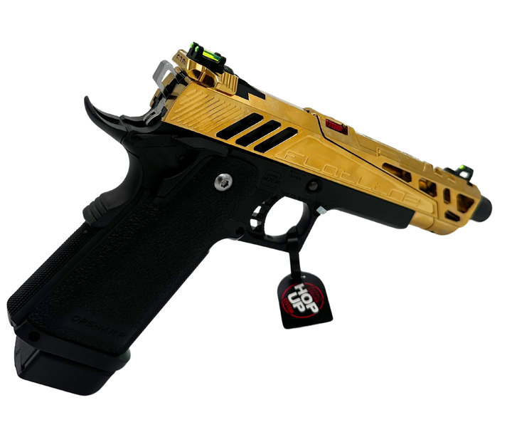 Full Auto Custom Tokyo Marui 5.1 Airsoft Pistol Electroplated Gold - image 2