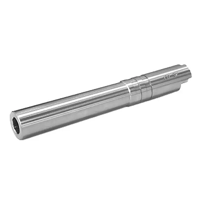 Silver Airsoft Masterpiece .45 Outer-Barrel W/ Threads for Hi-Capa