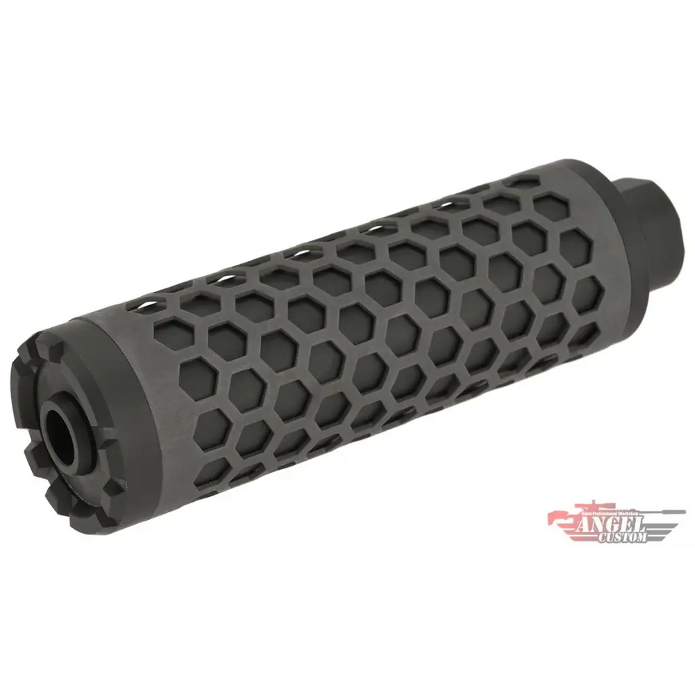 Angel Custom HIVE Airsoft Suppressor 37mm X 130mm (Black