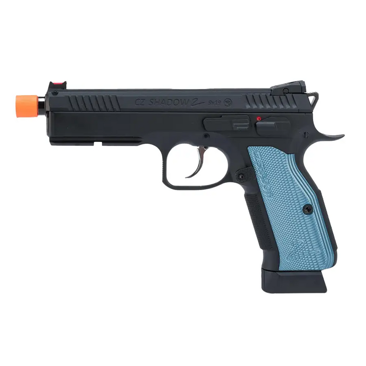 ASG CZ Shadow 2 Gas Blowback CO2 Airsoft Pistol (Black and Blue)