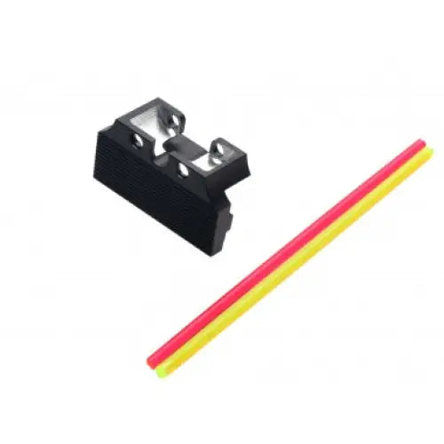 CowCow Fiber Optic Rear Sight Plate