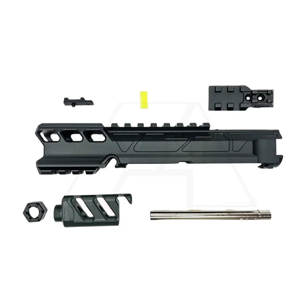  CTM CNC FUKU-2 CNC V1 General Upper Set for AAP-01 Airsoft Pistols Action Army Inner Barrel cover Slide Sight Black