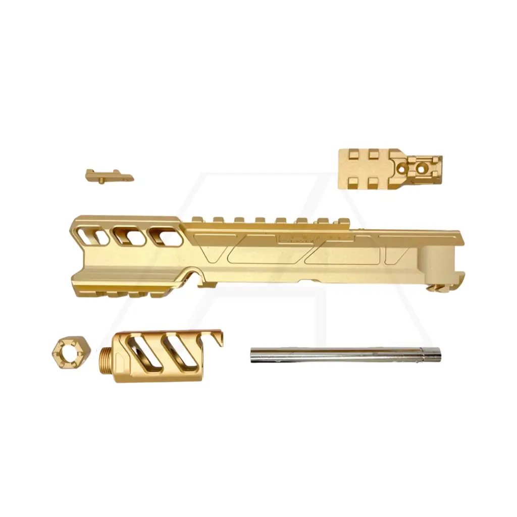  CTM CNC FUKU-2 CNC "V1" General Upper Set for AAP-01 Airsoft Pistols Action Army Inner Barrel cover Slide Sight Gold