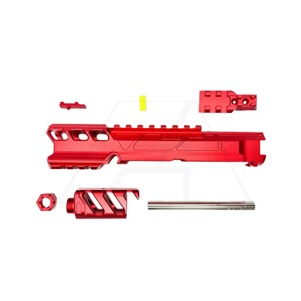  CTM CNC FUKU-2 CNC "V1" General Upper Set for AAP-01 Airsoft Pistols Action Army Inner Barrel cover Slide Sight Red