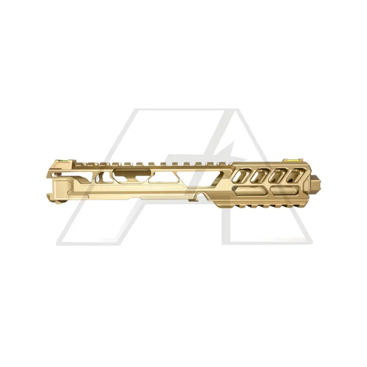 FUKU-2 CNC Skeletonized Upper Set for AAP-01 Airsoft Pistols Action Army CTM AAP01 Long Kit Gold