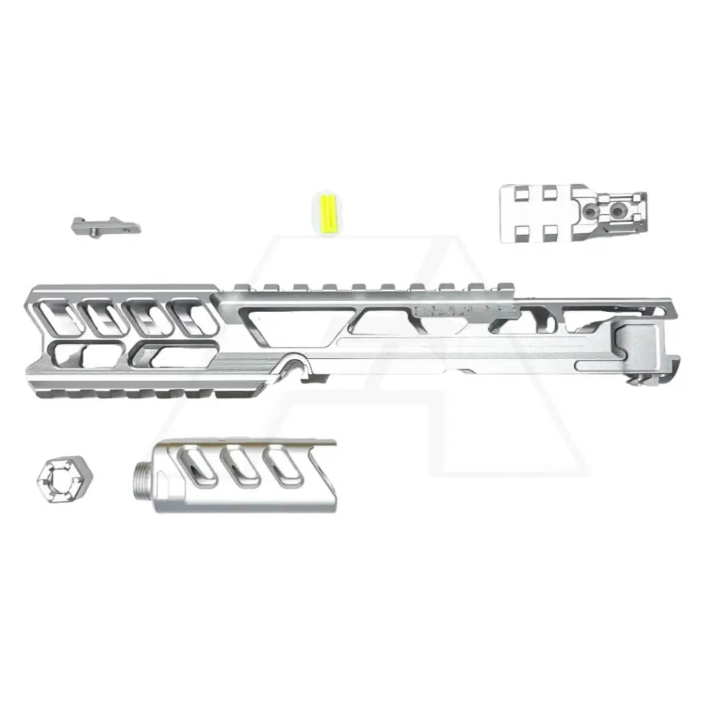  CTM FUKU-2 CNC Skeletonized Upper Set for AAP-01 Airsoft Pistols Parts silver mount inner sights