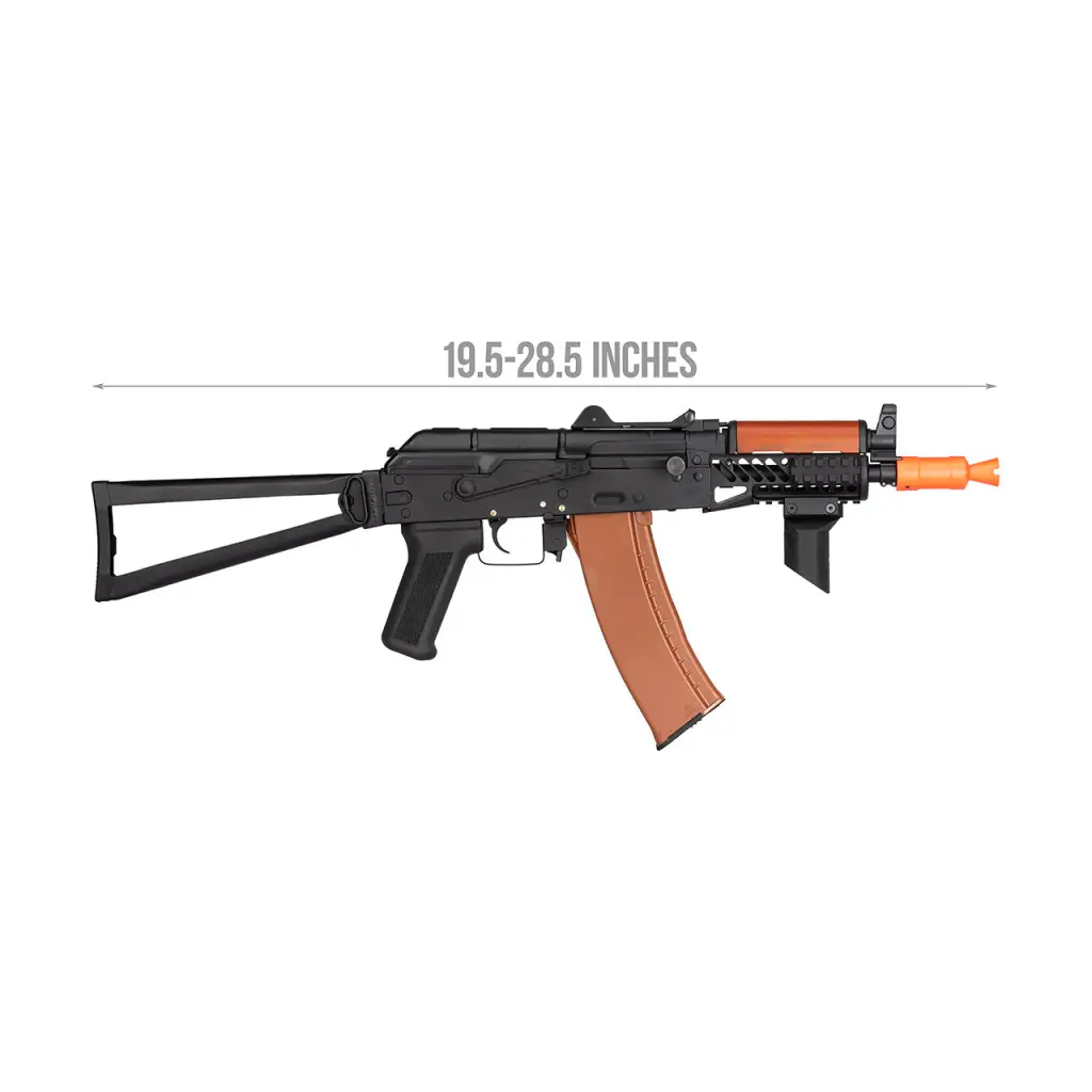 Double Bell AK74U AEG Airsoft Rifle w/ Folding Wire Stock