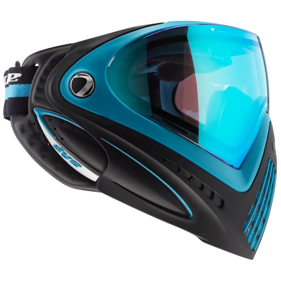 Dye i4 Airsoft Paintball Full Face Mask Powder Blue and Black