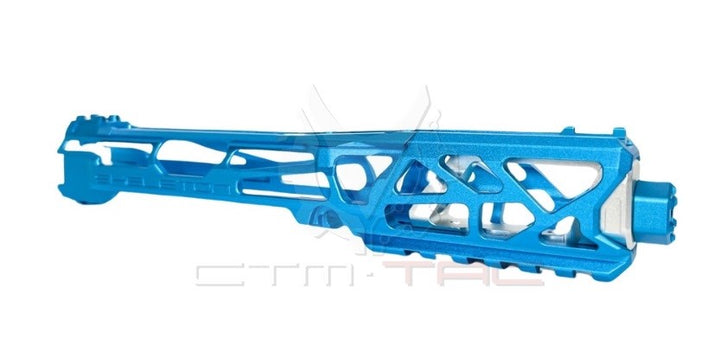 AAP-01 CTM Tac skeleton upper receiver Blue and Silver