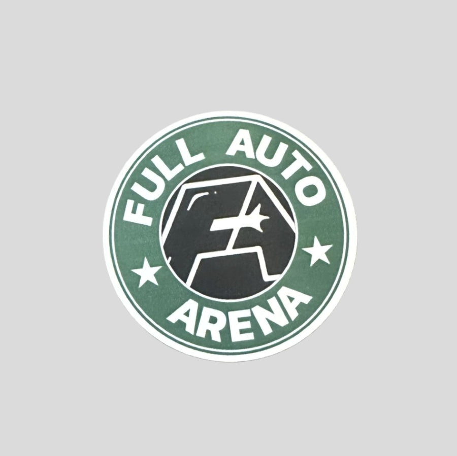 Full Auto Airsoft Dark Roast parody sticker for Full Auto Arena