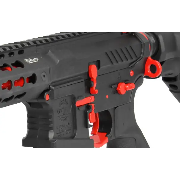 G&G Combat Machine CM16 SRXL Airsoft M4 AEG Rifle Red Edition