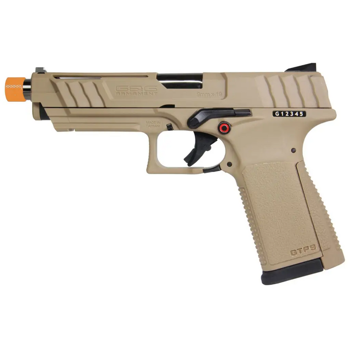 G&G GTP9 Gas Blowback Airsoft Pistol in Tan