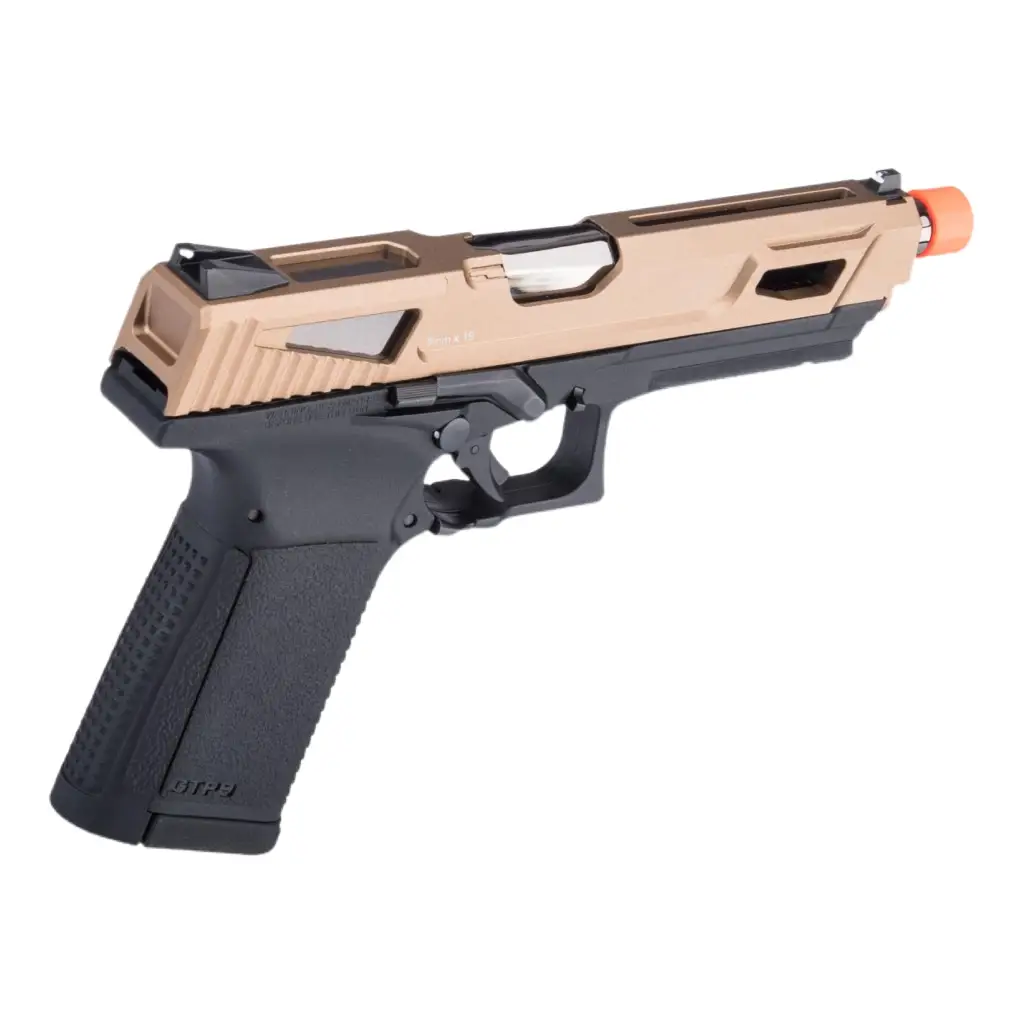 G&G GTP9 - MS Metal Slide Gas Blowback Airsoft Pistol Tan