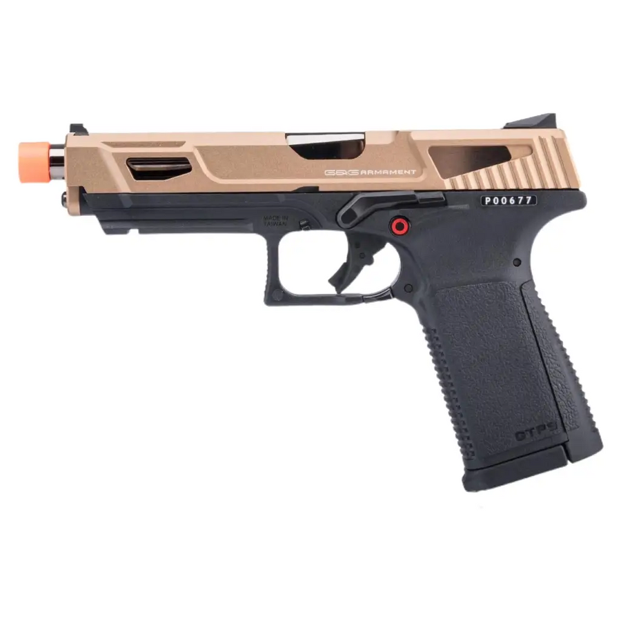 G&G GTP9 - MS Metal Slide Gas Blowback Airsoft Pistol Tan