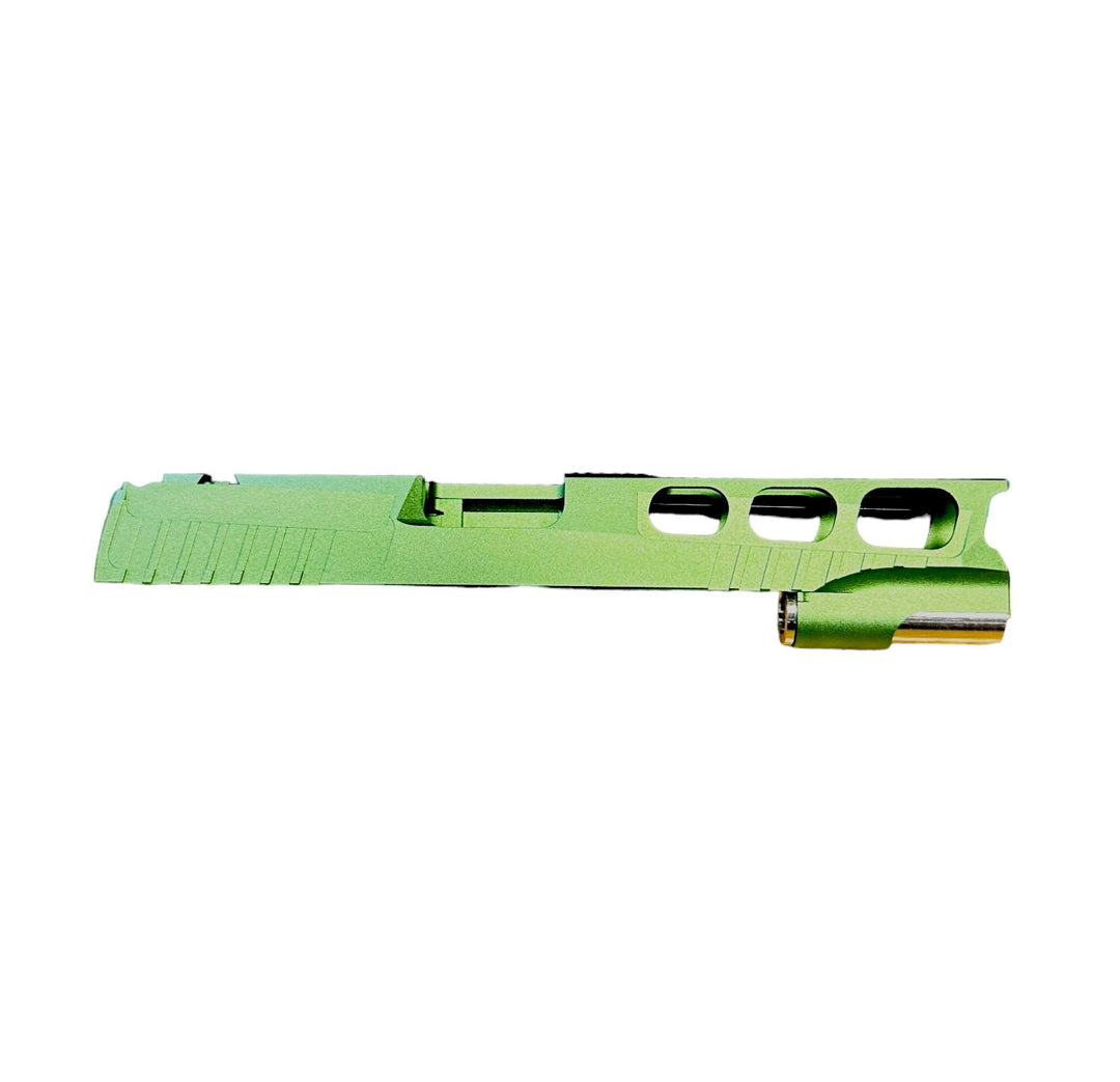 Lightweight hicapa slide gunsmith bros ultracut for 5.1 tokyo marui hicapa in green