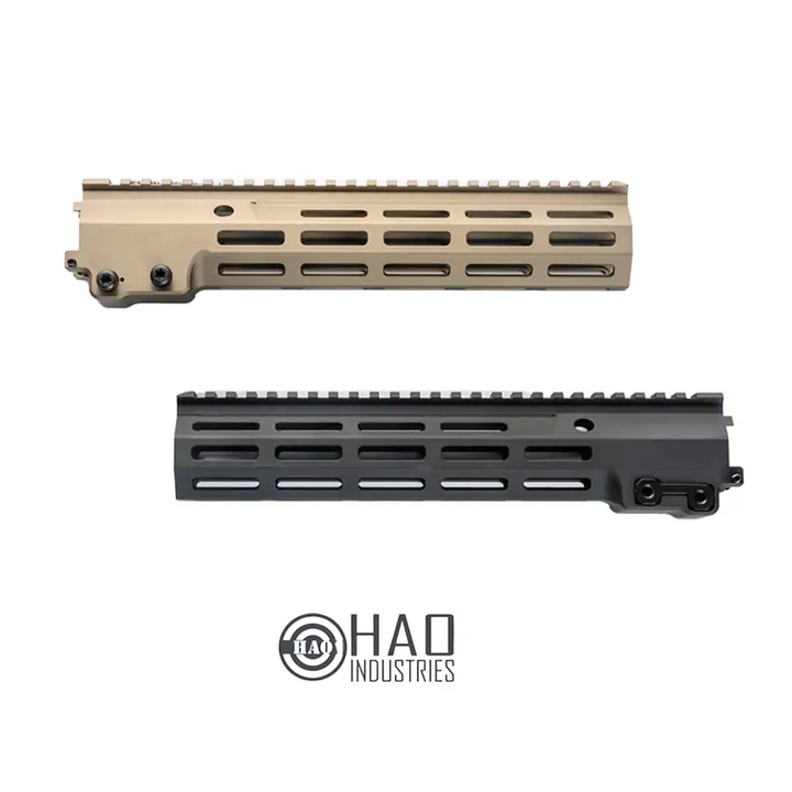 HAO MK16 M-Lok 10.5" Free Float Railed Handguard for Airsoft Rifles Black tan FDE