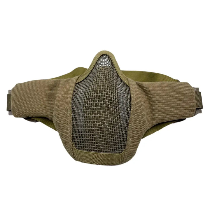 HPA Mesh Mask (Green and Black) - Tan