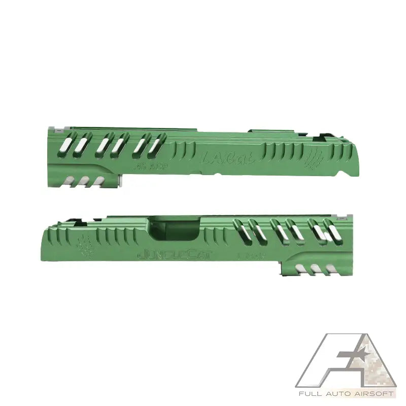 LA Capa Customs 5.1 JungleCat Jungle Cat Aluminum Slide for 5.1 Hi-Capa Airsoft Pistol Green