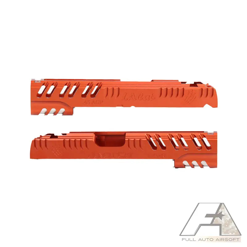 LA Capa Customs 5.1 JungleCat Jungle Cat Aluminum Slide for 5.1 Hi-Capa Airsoft Pistol Orange