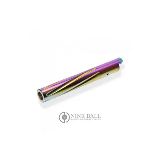 LayLax NINE BALL Hi-Capa 5.1 "Fixed" Aluminum Fluted Outer Barrel 