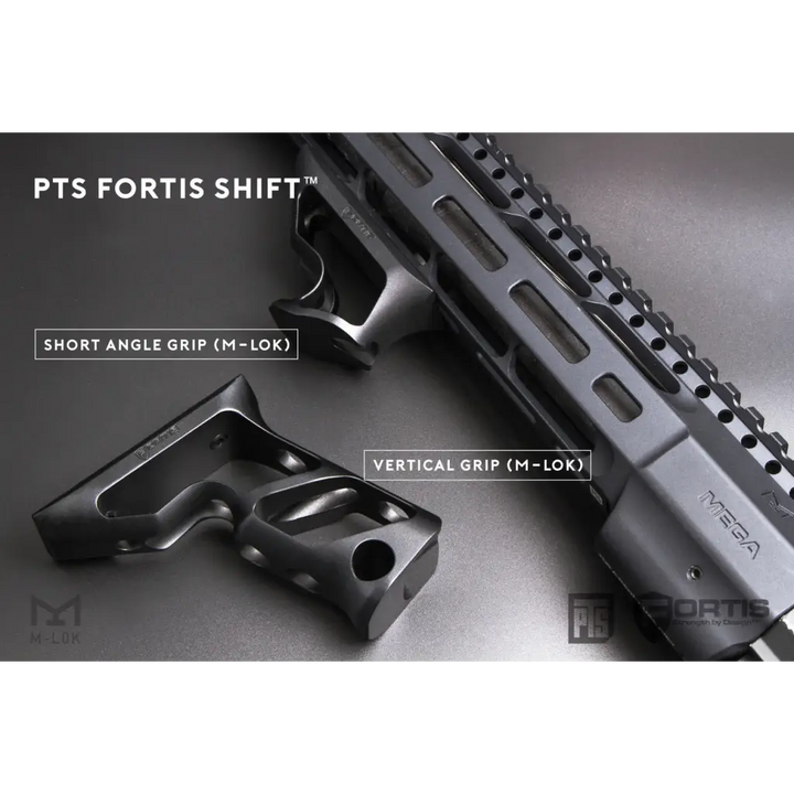 PTS FORTIS SHIFT VERTICAL GRIP (Rail Keymod and M - Lok)