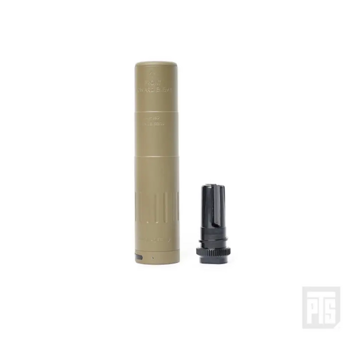 PTS MK18SD QD Mock Suppressor w/ CCW 51T Flash Hider - FDE