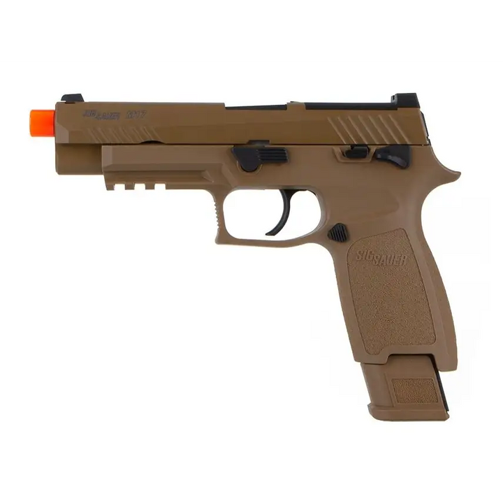 SIG Sauer ProForce P320 M17 Airsoft C02 Pistol in Tan