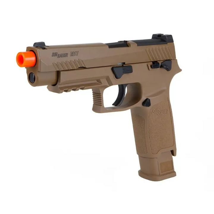 SIG Sauer ProForce P320 M17 Airsoft C02 Pistol in Tan