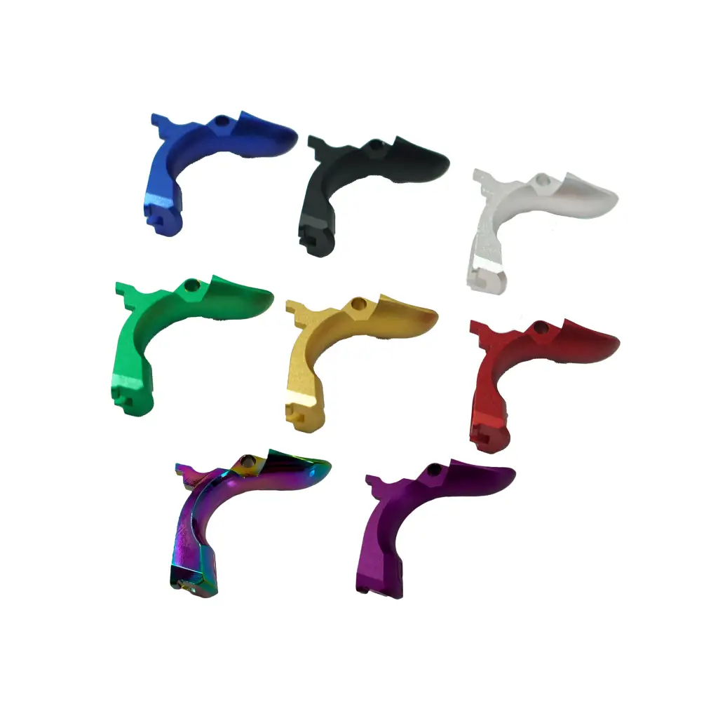 Unisoft Aluminum Beavertail for Tokyo Marui Hi-Capa Airsoft Pistol Blue Black Silver Green Gold Red Rainbow Purple