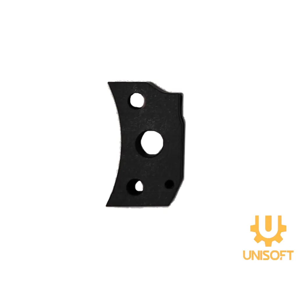 Unisoft Aluminum Curved Trigger for Hi-CAPA Gas Blowback Airsoft Pistols Black