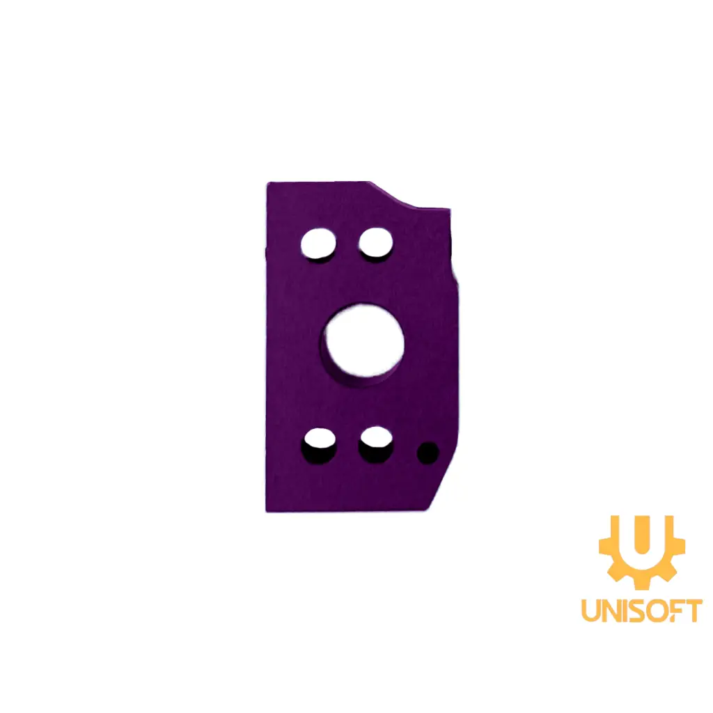 Unisoft Aluminum Straight Trigger for Hi-CAPA Gas Blowback Airsoft Pistols Purple