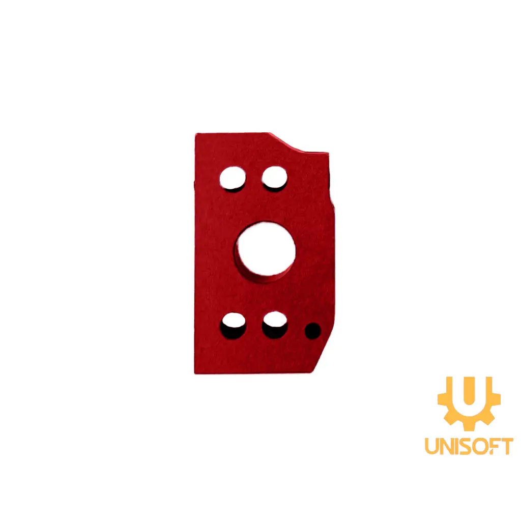 Unisoft Aluminum Straight Trigger for Hi-CAPA Gas Blowback Airsoft Pistols Red