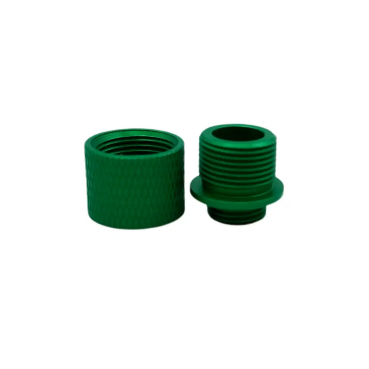 Unisoft Aluminum Threaded Barrel Adapter for Hi-Capa Gas Blowback Airsoft Pistols Green