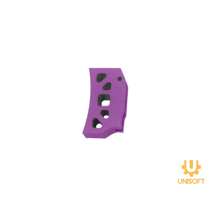 Unisoft Aluminum Trigger for Hi-CAPA Gas Blowback Airsoft Pistols T1 Purple