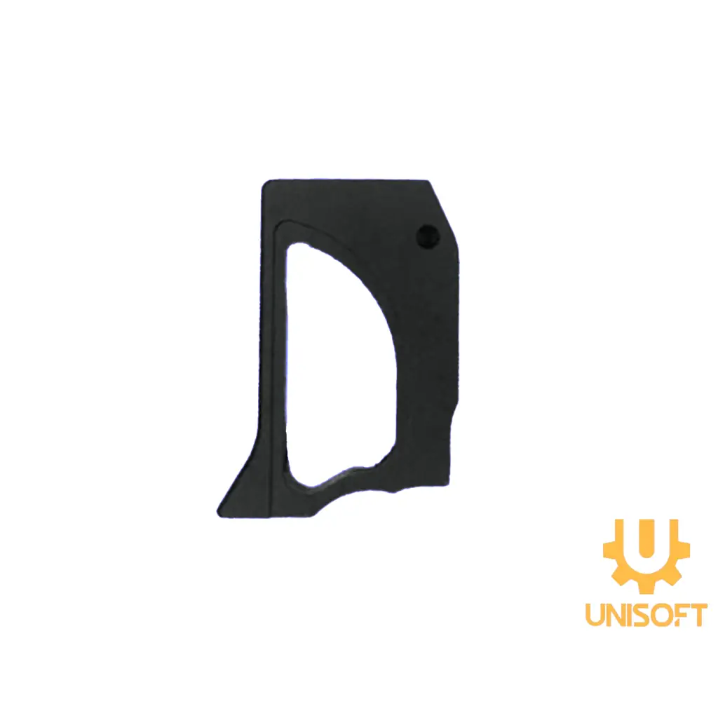 Unisoft Aluminum Trigger for Hi-CAPA Gas Blowback Airsoft Pistols Straight Curved Skeletonized Black