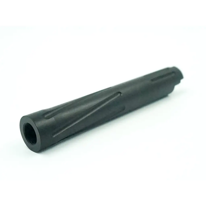 Unisoft Threaded Twisted Outer Barrel for TM 4.3 Hi Capa Solid Black