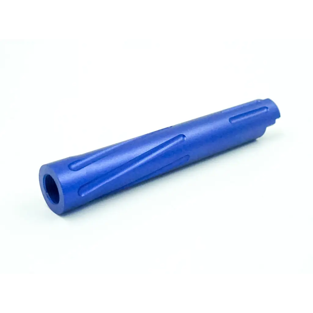 Unisoft Threaded Twisted Outer Barrel for TM 4.3 Hi Capa Solid Blue