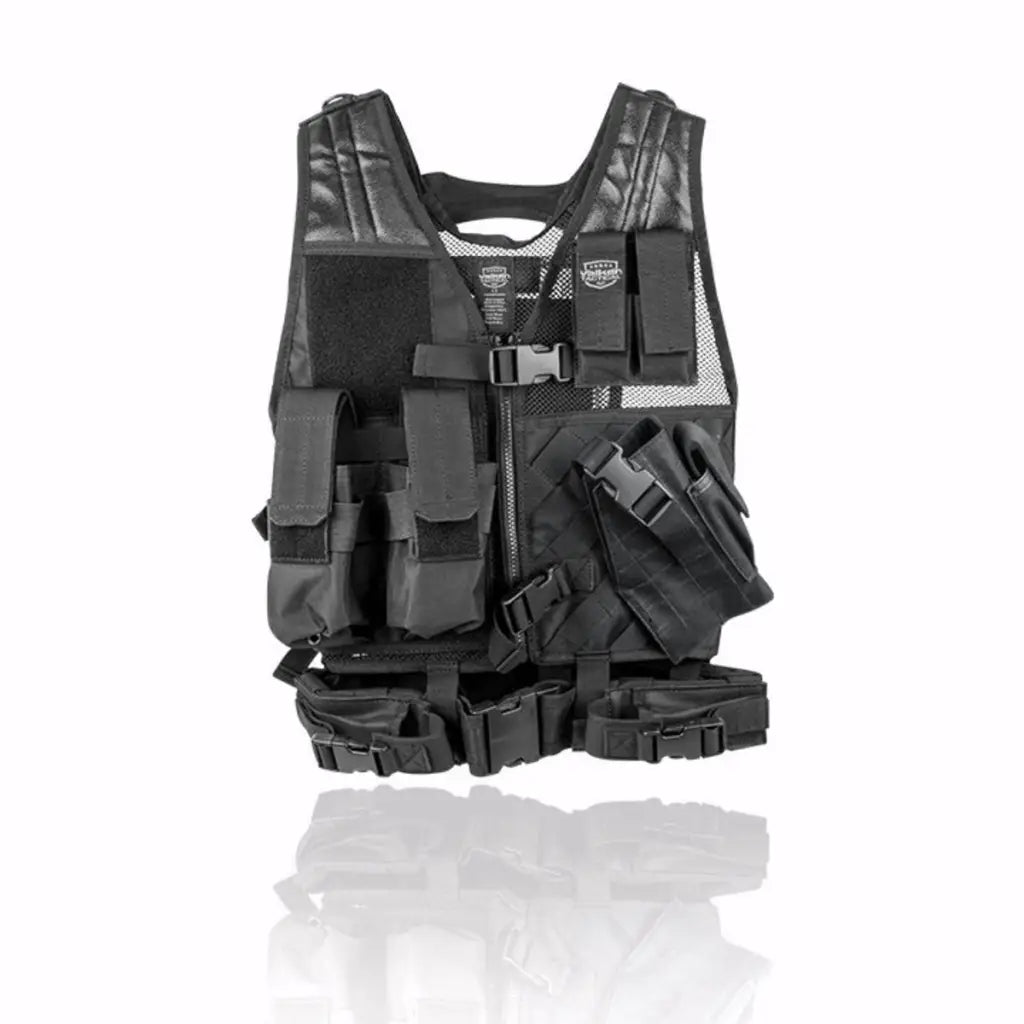 Valken Youth Crossdraw Vest (Various Colors) - Black