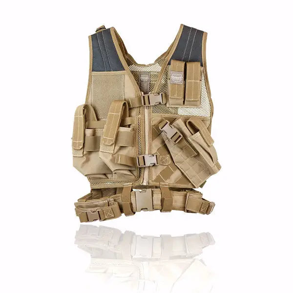 Valken Youth Crossdraw Vest (Various Colors) - Tan